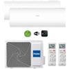 Haier ULTIMA versione Condizionatore Climatizzatore Haier Pearl WIFI 9000+12000 - 2U40S2SM1FA + AS25PBPHRA-PRE + AS35PBPHRA-PRE