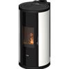 Cadel NUOVA VERSIONE Stufa a Pellet Aria CAMERA STAGNA Ventilata Cadel Sound 5 UP Twin WIFI integrato
