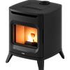 Cadel NUOVA VERSIONE Stufa a Pellet Aria CAMERA STAGNA Ventilata Cadel Hublot 6 UP Twin WIFI integrato