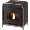 Cadel NUOVA VERSIONE Stufa a Pellet Aria CAMERA STAGNA Ventilata Cadel Frame 9 UP-Twin WIFI integrato