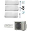 Daikin Ultima Versione Climatizzatore Trial Split DAIKIN EU R32 - Perfera ALL SEASON 7+9+9 - 3MXM68A (9) + 2x FTXM25A + FTXM20A