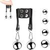 MKGMYGZ Cock Ring Penis Weight Pleasure Ring for Men, Male Stainless Steel Testicle Stretching Rings Sexual Stimulation Device Prolonged Erection Sex Toy (Ball 25MM/55G)