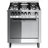 Lofra M76GV-C Cucina a Gas con Forno a Gas Ventilato 5 Fuochi Classe energetica A 70x60 cm Acciaio Inox Lucidato