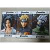 BANPRESTO NARUTO Grandista Shinobi Naruto Sasuke Kakashi Figura 3 Set BANDAI BANPRESTO