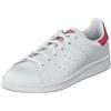 adidas Stan Smith, Sneaker Unisex - Bambini e ragazzi, Cloud White Cloud White Bold Pink, 36 2/3 EU