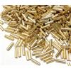 Perlin Set di 3300 Perline in Vetro - Bugle, Tubo, Oro, Metallizzato - 6 x 2 mm