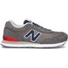 NEW BALANCE 515 Sneaker uomo grigia in suede