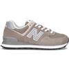 NEW BALANCE 574 Sneaker uomo grigia in suede