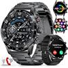 LIGE 1,43'' AMOLED Smartwatch Uomo con Effettua o Risposta Chiamate e Assistente Vocale, Durata Batteria di 15 Giorni, Cardiofrequenzimetro, 124 Modes Sportifs Orologio Smartwatch per Android iOS.