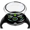 Misxi 2 Pezzi PC Cover Protezione in Vetro Temperato Compatibile con Google Pixel Watch 3 45mm, Pellicola Facile Installazione Leggera Ultra-sottile per Pixel Watch 3, Trasparente
