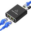 Loydia Gigabit Ethernet Splitter LAN RJ45 2 Porte, Switch ethernet Internet Splitter con Cavo USB-C, Switch di Rete LAN RJ45 Splitter ethernet per Computer, Laptop, Switch, Router