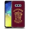 Head Case Designs Licenza Ufficiale Harry Potter Gryffindor Quidditch Deathly Hallows X Custodia Cover in Morbido Gel Compatibile con Samsung Galaxy S10e