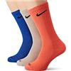 Nike, Everyday Plus Lightweight , Calze Da Training Di Media Lunghezza (3 Paia), Multicolore, M, Uomo