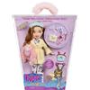 Bratz Slumber Party - Bambola alla moda Meygan - Con 2 set di pigiami, peluche e accessori - Per bambini e collezionisti