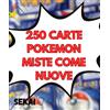 LOTTO 250 CARTE POKEMON COMUNI E NON COMUNI HOLO E REVERSE V EX VMAX ITALIANE