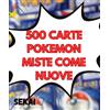 LOTTO 500 CARTE POKEMON COMUNI E NON COMUNI HOLO E REVERSE V EX VMAX ITALIANE