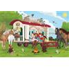 Schmidt Spiele 56463 Horse Club, Falò sulla roulotte, Puzzle per Bambini da 100 Pezzi