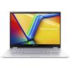 ASUS VivoBook S 14 Flip TP3402VA-LZ326W Intel® Core™ i3 i3-1315U Ibrido (2 in 1) 35,6 cm (14") Touch screen WUXGA 8 GB DDR4-SDRAM 512 GB SSD Wi-Fi 6E (802.11ax) Windows 11 Home Argento