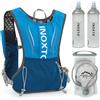 Lixada Zaino Idratazione 5L Zaino Running Leggero Zaino da Corsa Donna Uomo,Zaino Acqua Unisex Adulto con 1 Sacca d'Acqua da 1,5 Litri e 2 Bottiglie d'Acqua Morbida da 450 ml