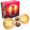 innr Lampadina Smart E27 Zigbee, Funziona con Hue* e Alexa (Bridge Richiesto), Filament Lampadine LED Luce Bianca Calda, Lampadine Dimmerabile, 550 lumen - 2 pezzi