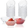 YAYODS 20 ciotole per salse, Ø 7.5 cm, ciotola in vetro da 75 ml, piccole ciotole per lavastoviglie e microonde, ingredienti da cucina, marmellate, salse, tapas, buffet