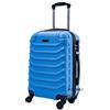 R.Leone Valigia EasyJet 45x36x20 cm Trolley Bagaglio a mano in ABS 4 Ruote (Azzurro, 2026 Valigia 50x33x19,5 cm)