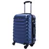 R.Leone Valigia EasyJet 45x36x20 cm Trolley Bagaglio a mano in ABS 4 Ruote (Blu, 2026 Valigia 50x33x19,5 cm)