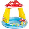 Intex 57114 - Piscina Baby Fungo, 102 x 89 cm, Blu/Rosso