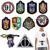 MODALI Harry Potter, toppe termoadesive per bambini e adulti, accessori fai da te, da cucire o stirare su vestiti, vestiti, jeans, confezione da 10
