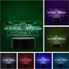 Wolobox Lampada LED WOT Tanks Logo cambia colore USB luce notturna