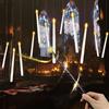 Hengrongshen Floating Candles, 12 Pezzo 28.2 CM Candele Sospese con Telecomando Bacchetta, Candele Fluttuanti Har-ry Potter per Decorazioni di Halloween, Candele Led Halloween