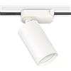 POPP® Faretto Portalampade binario in Monofasico GU10 fino a max 10 W (lampadina non inclusa) Applique di superficie orientabile interno moderno (bianco