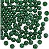 OLYCRAFT 96Pcs 8mm verde naturale giada tinta perline Gemma perline sciolte distanziatore rotondo perline tinte Malesia naturale perle di giada verde scuro perle di cristallo