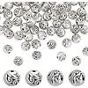PH PandaHall 60pz Perline Distanziatrici Argento Tibetano 8mm Perline Distanziatrici Rotonde per Creazione Gioielli Braccialetti Collane Orecchino Artigianato Fai Da Te, Foro: 1.5 mm