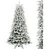 Kasalingo North Ice Albero di Natale 240 cm realistico, artificiale PE+PVC 1184 RAMI, diametro 116 cm, Montaggio a ombrello (240)