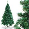 Goplus Albero di Natale Originale PVC Verde Supporto in Metallo 150-240cm (150)