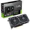 ASUS Dual GeForce RTX™ 4060 OC Edition 8GB GDDR6 (PCIe 4.0, 8GB GDDR6, DLSS 3, HDMI 2.1a, DisplayPort 1.4a, design a 2.5 slot, design ventola Axial-tech, tecnologia 0dB e altro)