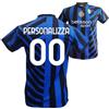 Generic 4Heads Sport Solutions - Maglia Replica Ufficiale AUTORIZZATA Inter 2024/2025 Personalizzabile (IT, età, 6 Anni, Nero Azzurro)