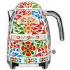 Smeg, Bollitore Elettrico KLF03DGEU 1,7 L, Filtro Anticalcare Lavabile, Autospegnimento di Sicurezza, Indicatore Livello di Acqua, Base Antiscivolo e Avvolgicavo Integrato, Potenza 2400W, D&G