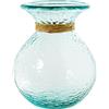 DRW Vaso da tavolo in vetro conea trasparente e naturale 19 x 19 x 25 cm