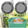 YeahBoom 2 Pezzi Copertura per Barile da Pioggia, 95cm Copertura per il serbatoio dell'acqua,Rete per barile della pioggia con banda elastica,Protezione Contro Foglie, zanzare e Larve di zanzara
