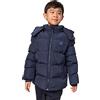 Urban Classics Uck1807-boys Hooded Puffer Jacket Giacca, Blu Navy, 122 cm-128 cm Bambini e Ragazzi
