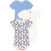 Petit Bateau A0BDU Body A Maniche Corte Unisex - Bimbi 0-24 Variante 1 24 Mesi