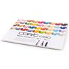 COPIC Ciao Marker Pad, 50 fogli di carta per pennarelli, formato DIN A4, 75 g/m², per pennarelli, bianco ultra bianco, senza acidi, senza cloro