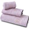 hermet Laura Biagiotti, Set Asciugamani Bagno 3 Pezzi Tinta Unita, 100% Spugna Di Cotone, Telo Bagno + Asciugamano Viso + Asciugamano Ospite, In Scatola