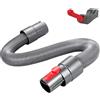 Asdazrxy Tubo Flessibile Estensibile per Dyson V7 V8 V10 V11 SV10 Serie, Morsetto di Controllo del Pulsante On/off Compatibile con Dyson V15 V6 V8 V7 V10 V11 Absolute/Animal/Motorhead Aspirapolvere