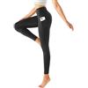 Yogaration Leggins Sportivi Donna Morbido, Leggins Push up Vita Alta, Leggings Palestra Opaco Elasticizzati, Pantaloni Yoga Pants con Tasche per Fitness, Pilates, Gym, Sport, Casual