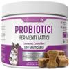 PETSUPLUS Probiotici per Cani - Fermenti Lattici Cane - 120 masticabili - Ripristina la Flora Intestinale, Protegge il Sistema Immunitario e previene Malattie - Combatte Diarrea, Gas, Vomito