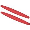 Youngine Universal Car anteriore posteriore angolo paraurti guardia protector in fibra di carbonio anti-collisione striscia adesivo anti-sfregamento bordo labbra (Rosso)