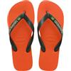 Havaianas Ciabatta Uomo Havaianas Brasil Logo Verde Arancione